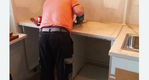 Сборка кухонного гарнитура. Дзержинск